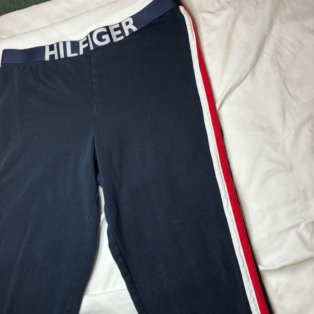 SOLD Tommy Hilfiger Leggings with Red and White Stripe - Picture 5 of 7